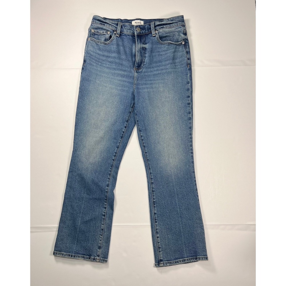 Pistola High Rise Straight Leg‎ Jeans Womens Size 29 Blue Medium Wash